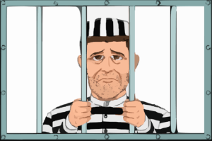 person in jail