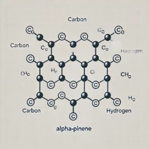 Alpha-Pinene molecule